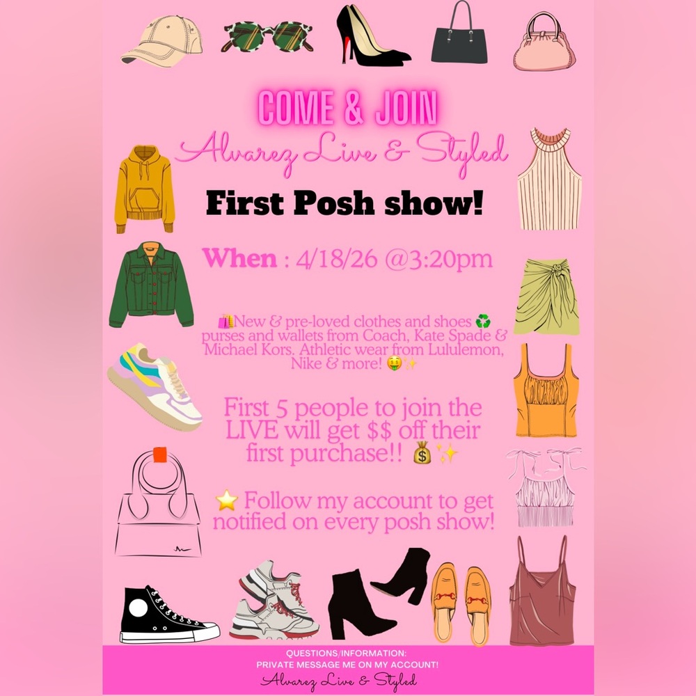 First Posh Show!! 🛍️✨